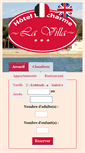 Mobile Screenshot of hotellavilla.fr